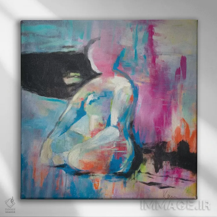 تابلو دکوراتیو مراقبه های صبحگاهی اثر کری مک کیب - نمای روبهرو روی دیوار