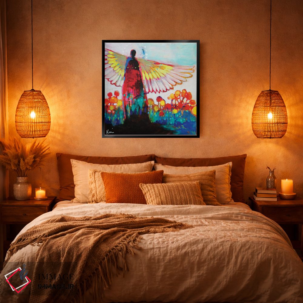 تابلو دکوراتیو آرامش در باغ اثر کری مک کیب - D5B