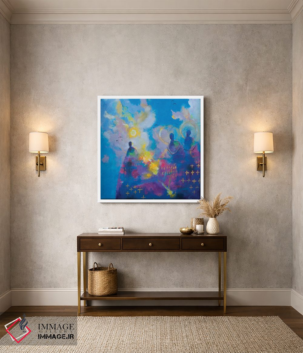 تابلو انتزاعی میزبان آسمانی اثر کری مک کیب - D2W