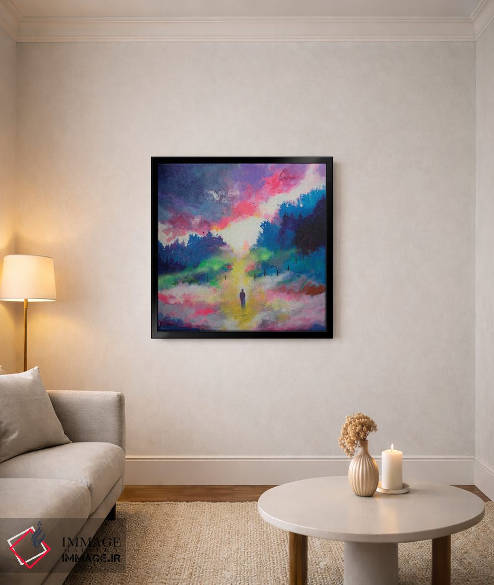 تابلو انتزاعی اشتیاق به نور اثر کری مک کیب - D4B