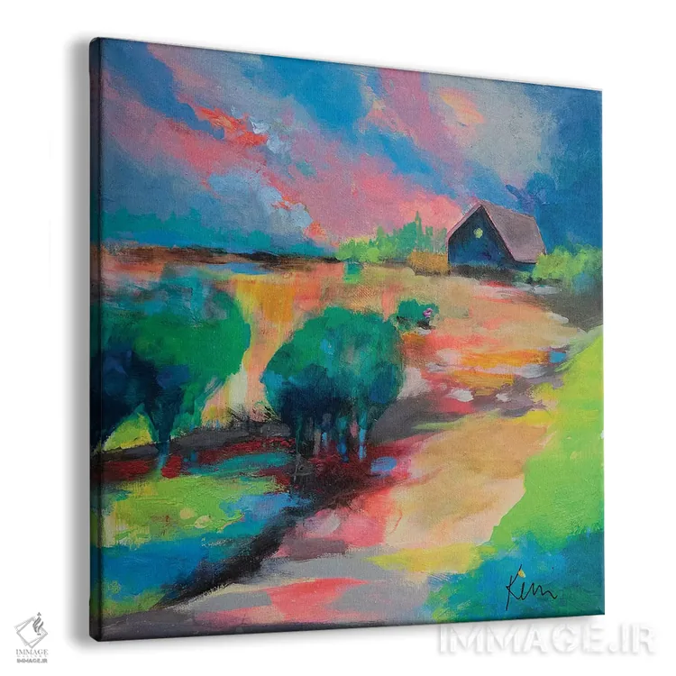 تابلو دکوراتیو تو راه خانه را می دانی اثر کری مک کیب - نمای پرسپکتیو محصول