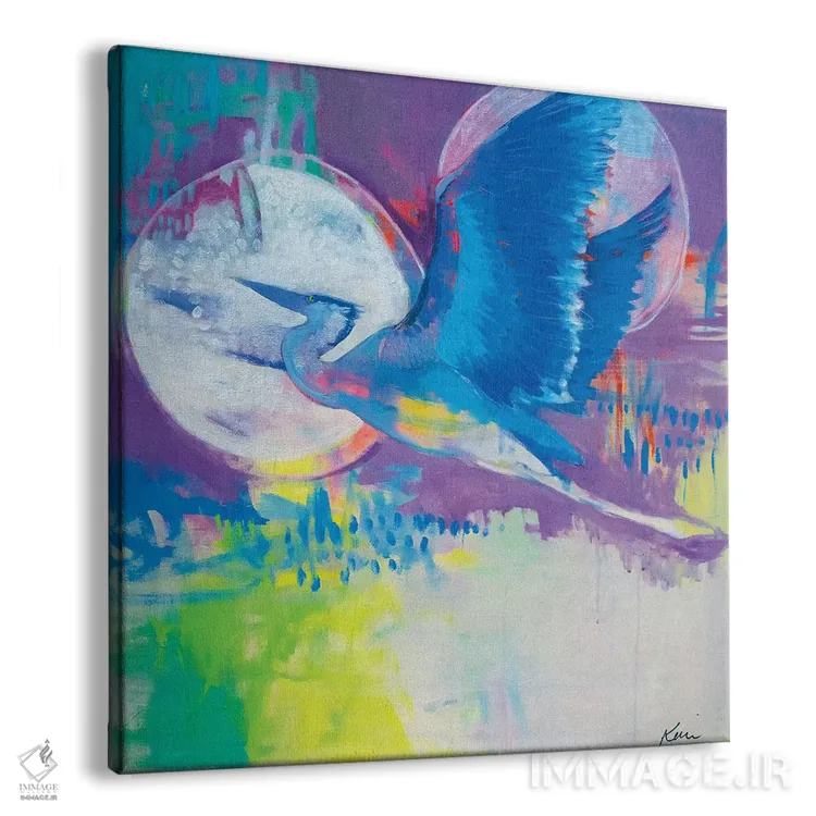 تابلو دکوراتیو اوج گرفتن اثر کری مک کیب - نمای پرسپکتیو محصول