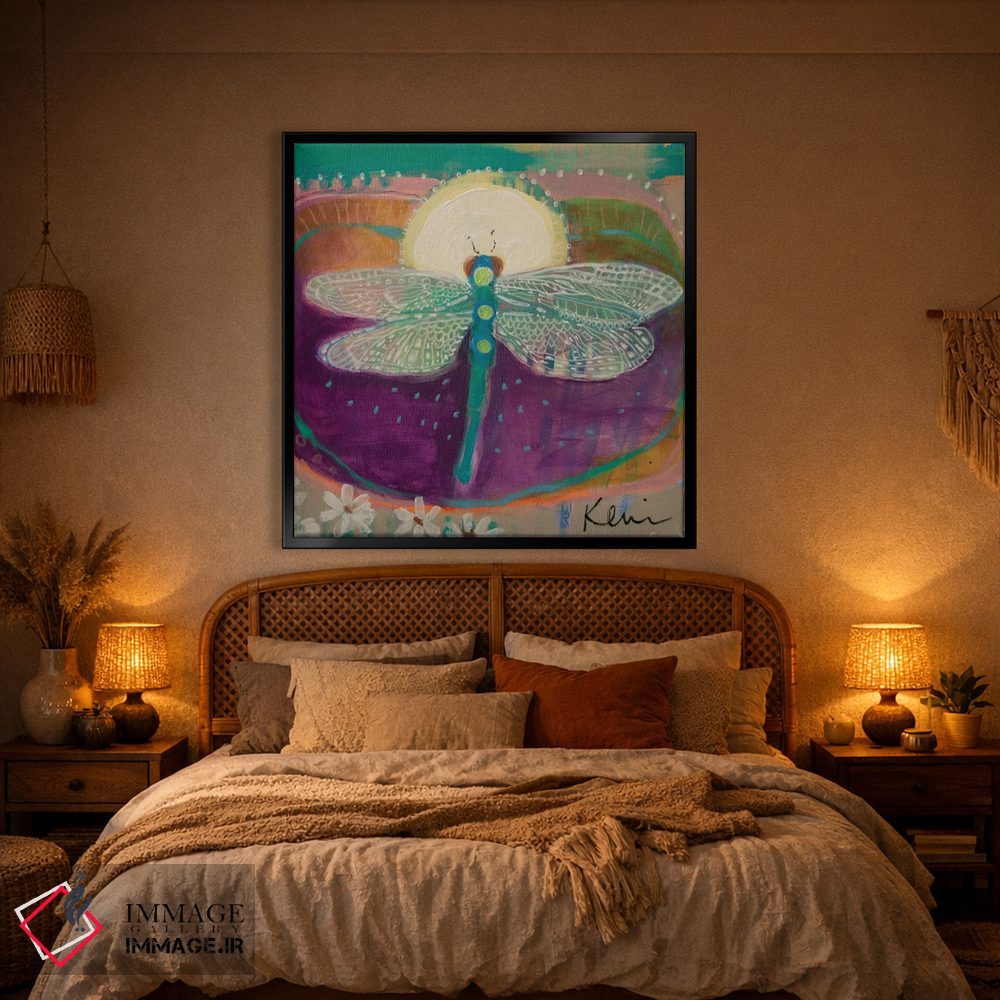 تابلو دکوراتیو گوهر بالدار اثر کری مک کیب - D1B