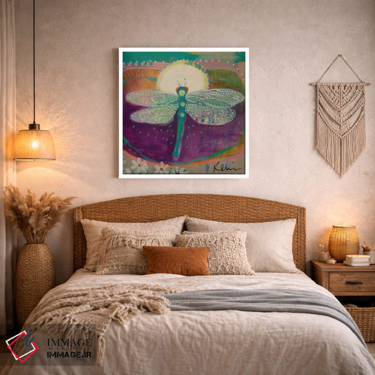 تابلو دکوراتیو گوهر بالدار اثر کری مک کیب - D3W