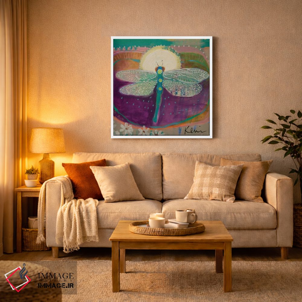 تابلو دکوراتیو گوهر بالدار اثر کری مک کیب - D2W