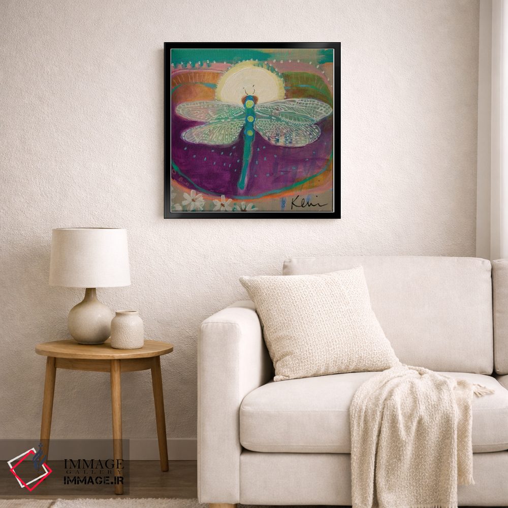 تابلو دکوراتیو گوهر بالدار اثر کری مک کیب - D6B