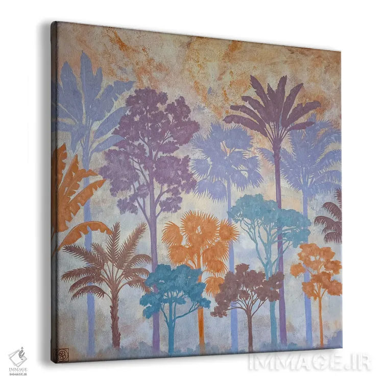 تابلو دکوراتیو سایه واره های درختان اثر کاتیا بلینی - نمای پرسپکتیو محصول