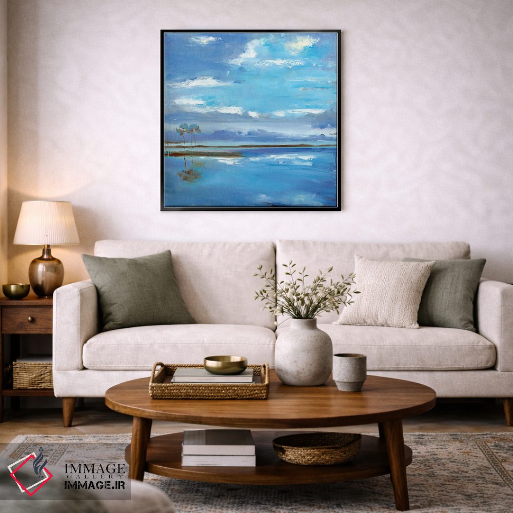 تابلو انتزاعی منظره میسی اثر کاتلین برادریک - D3B