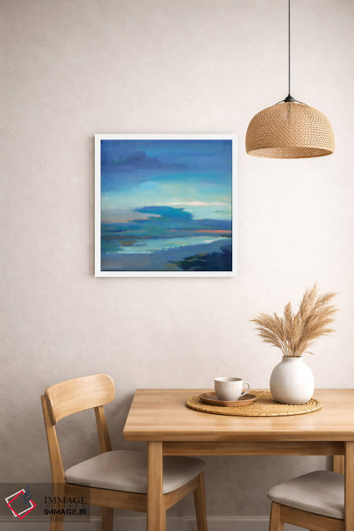 تابلو انتزاعی غروب هندرسون اثر کاتلین برادریک - D1W