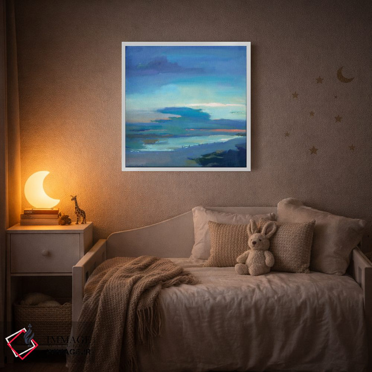 تابلو انتزاعی غروب هندرسون اثر کاتلین برادریک - D4W