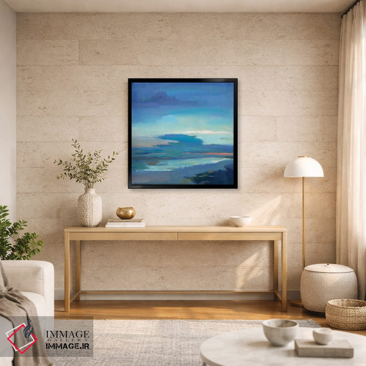 تابلو انتزاعی غروب هندرسون اثر کاتلین برادریک - D5B