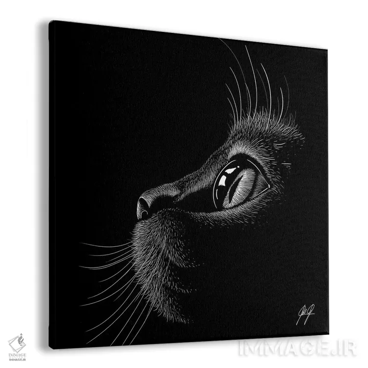 تابلو دکوراتیو کوچولوی بامزه اثر کاترین فدرر - نمای پرسپکتیو محصول