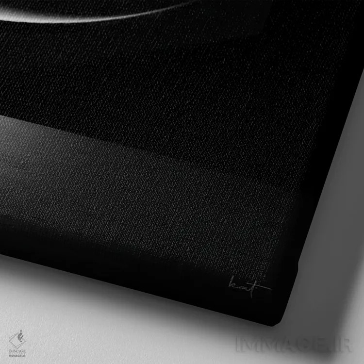 تابلو دکوراتیو شیدای ماه اثر کاترین فدرر - نمای نزدیک بافت بوم