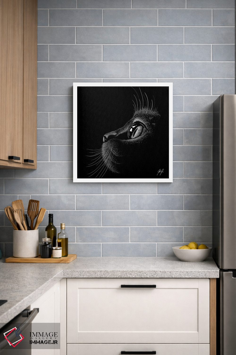 تابلو دکوراتیو کوچولوی بامزه اثر کاترین فدرر - D3W