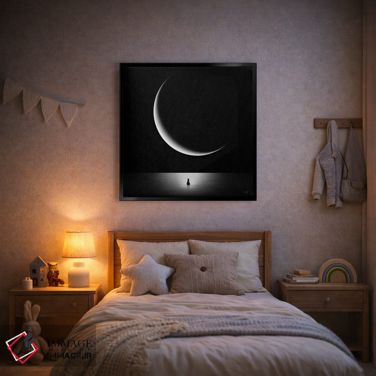 تابلو دکوراتیو شیدای ماه اثر کاترین فدرر - D1B