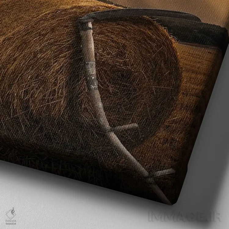 تابلو دکوراتیو شغل دوم فرشته مرگ اثر کاترین فدرر - نمای نزدیک بافت بوم