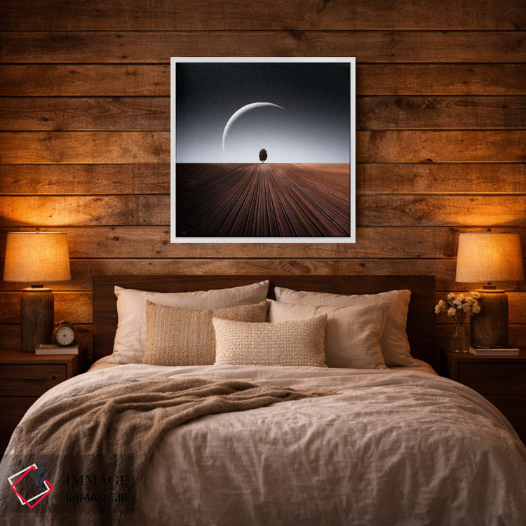 تابلو مینیمال درخت غان اثر کاترین فدرر - D2W