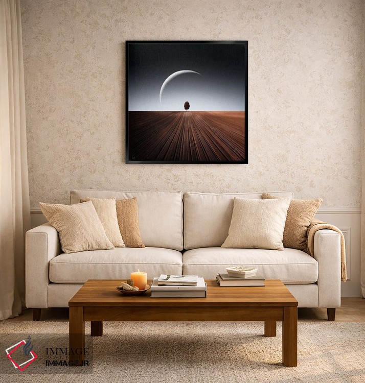 تابلو مینیمال درخت غان اثر کاترین فدرر - D3B