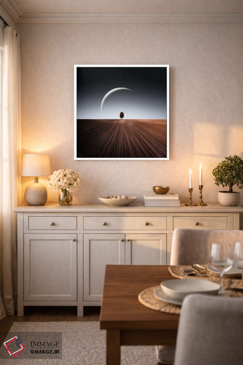 تابلو مینیمال درخت غان اثر کاترین فدرر - D4W