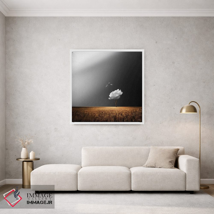 تابلو دکوراتیو پرندگان سفید اثر کاترین فدرر - D1W