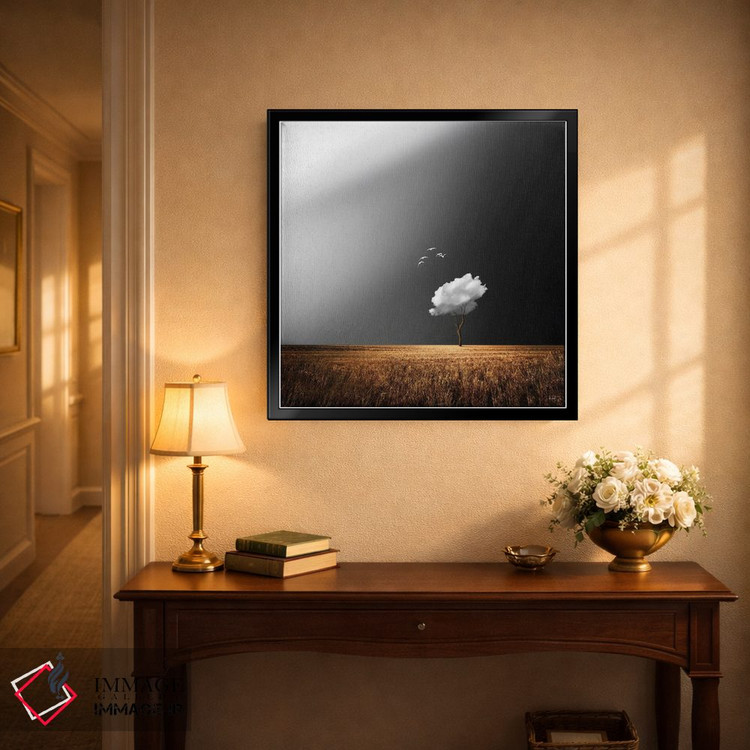 تابلو دکوراتیو پرندگان سفید اثر کاترین فدرر - D2B