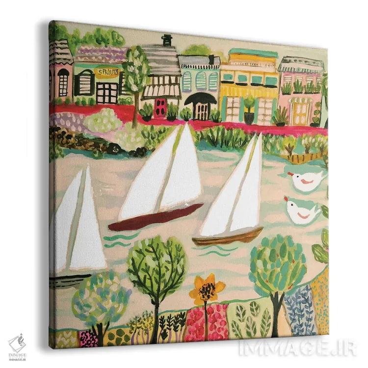 تابلو دکوراتیو بادبانی نرم ۱ اثر کارن فیلدز - نمای پرسپکتیو محصول