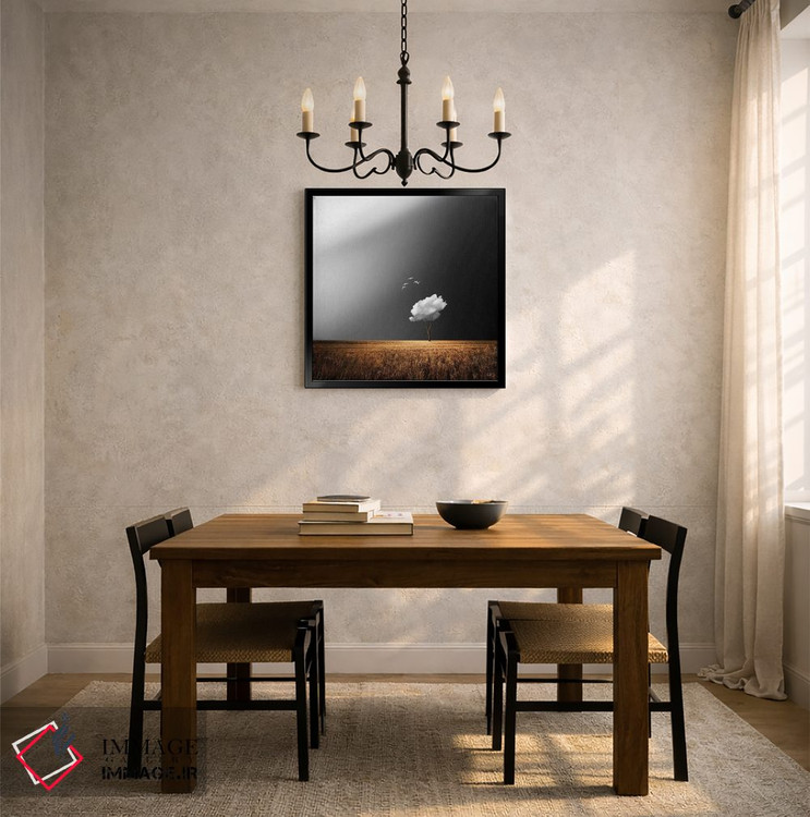 تابلو دکوراتیو پرندگان سفید اثر کاترین فدرر - D5B