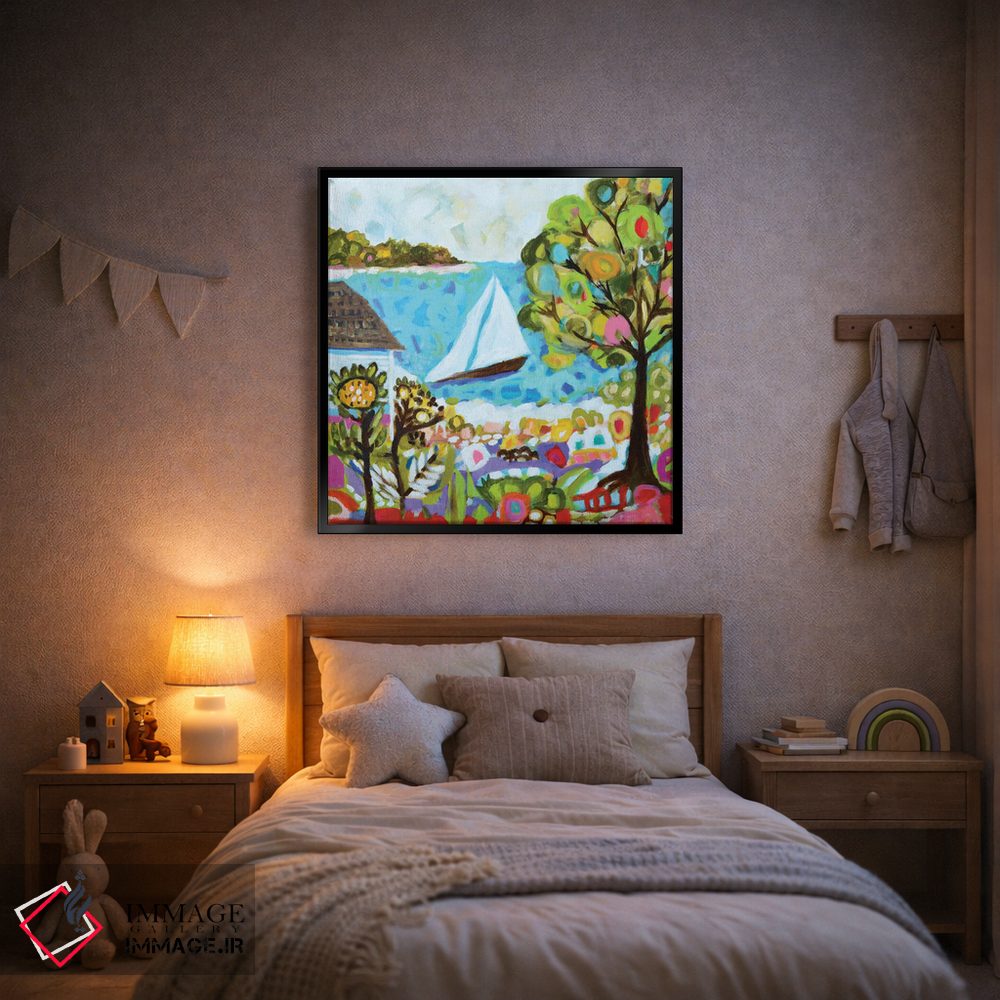 تابلو دکوراتیو خیال دریایی ۵ اثر کارن فیلدز - D2B