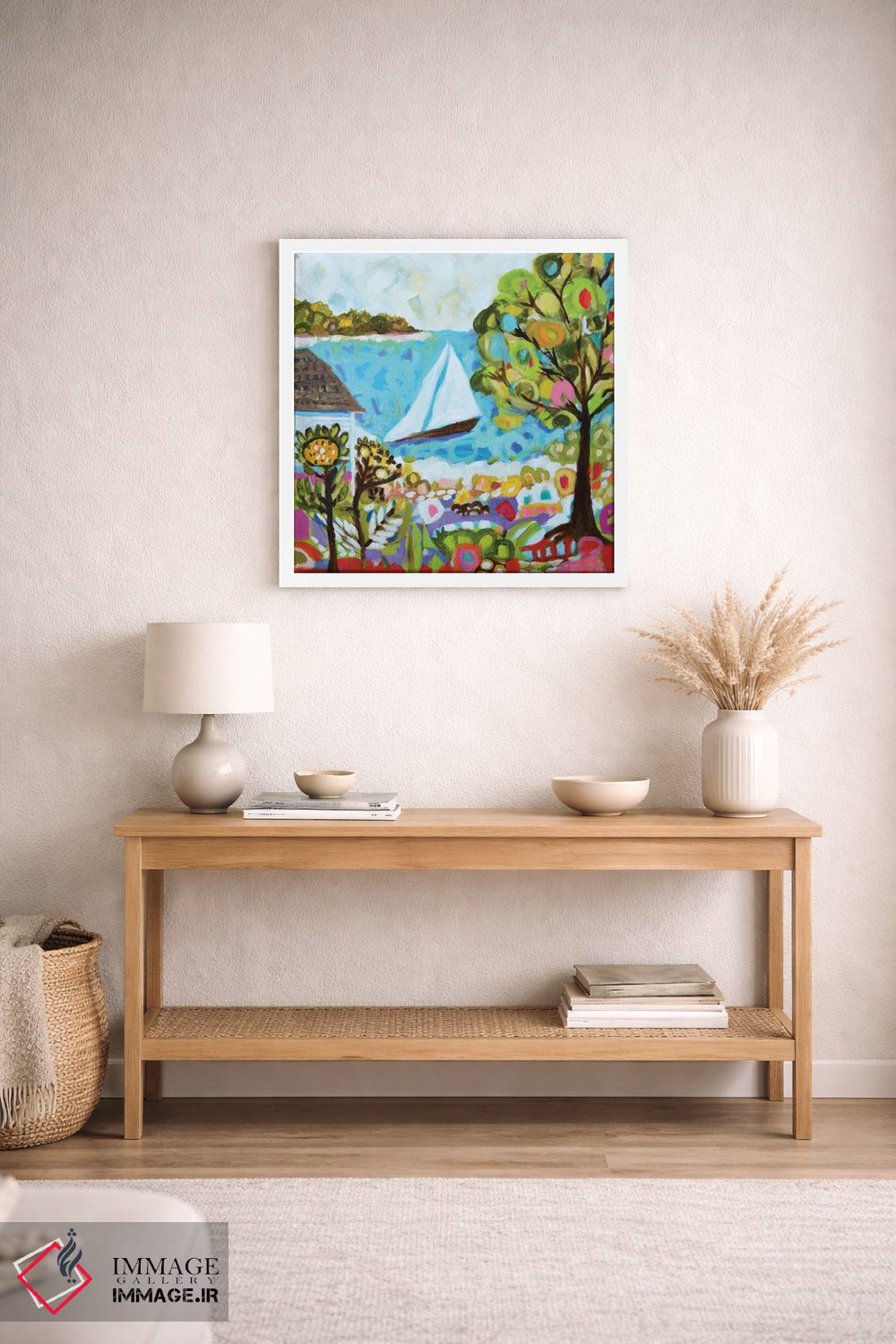 تابلو دکوراتیو خیال دریایی ۵ اثر کارن فیلدز - D3W