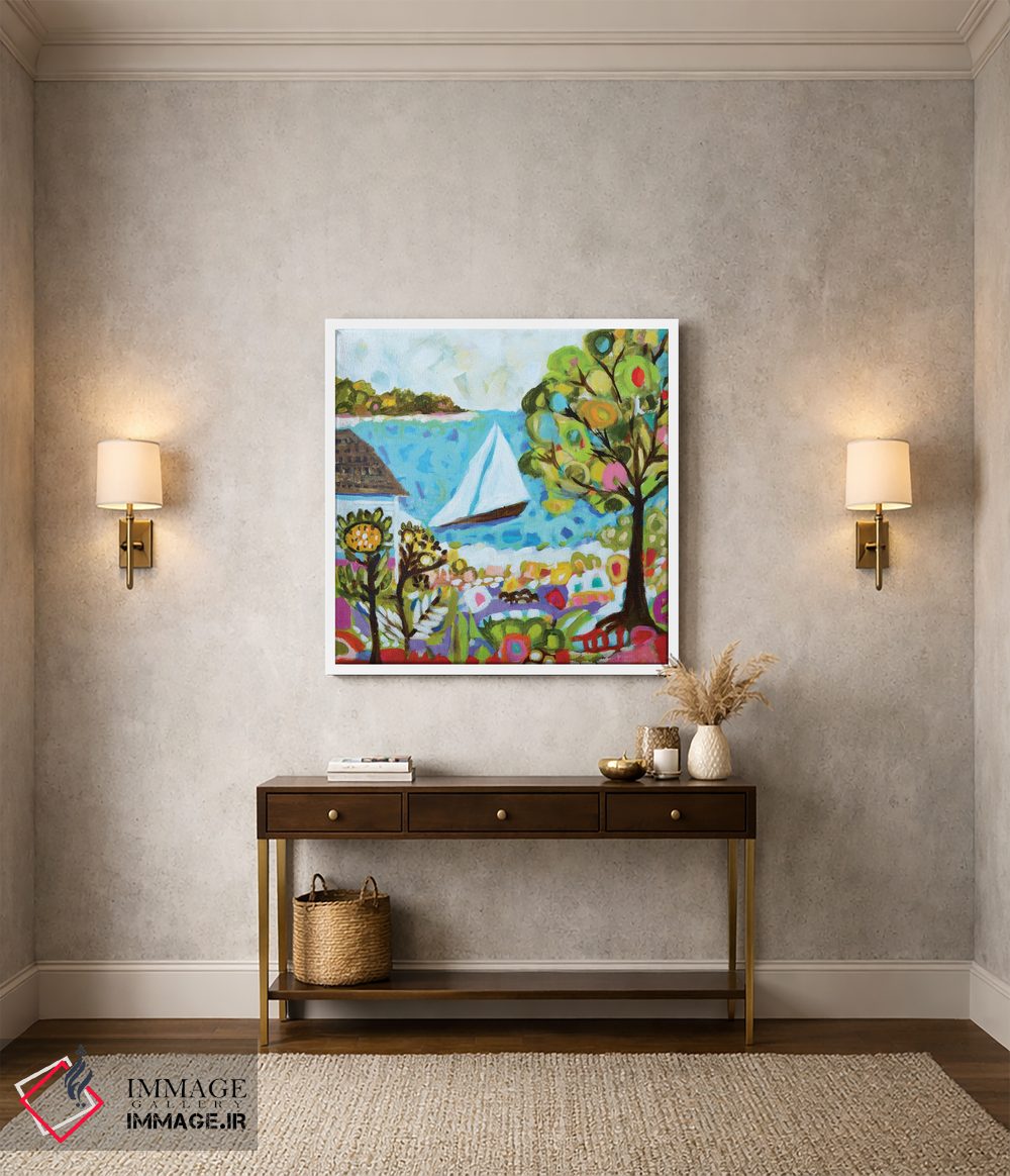 تابلو دکوراتیو خیال دریایی ۵ اثر کارن فیلدز - D4W