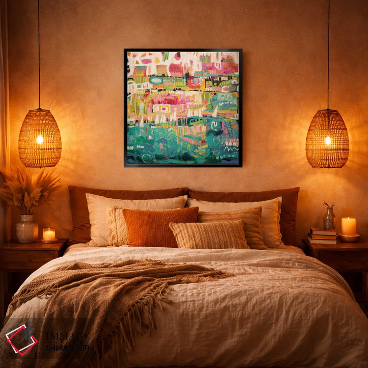 تابلو انتزاعی بندر انتزاعی ۲ اثر کارن فیلدز - D5B