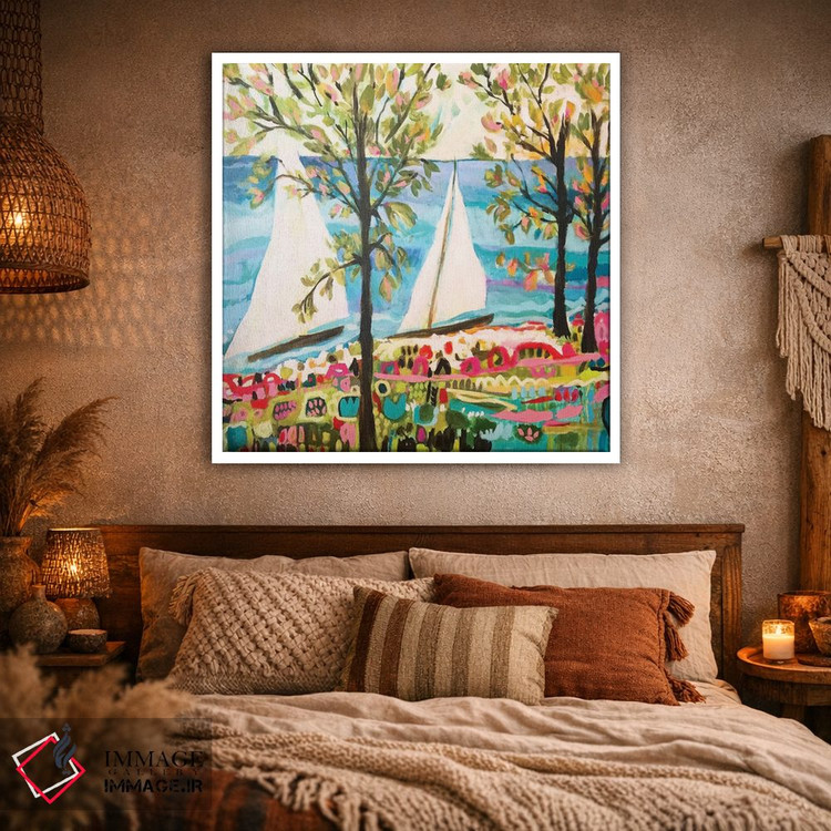 تابلو دکوراتیو خیال دریایی ۴ اثر کارن فیلدز - D1W