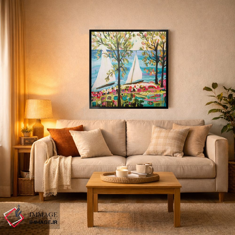 تابلو دکوراتیو خیال دریایی ۴ اثر کارن فیلدز - D3B