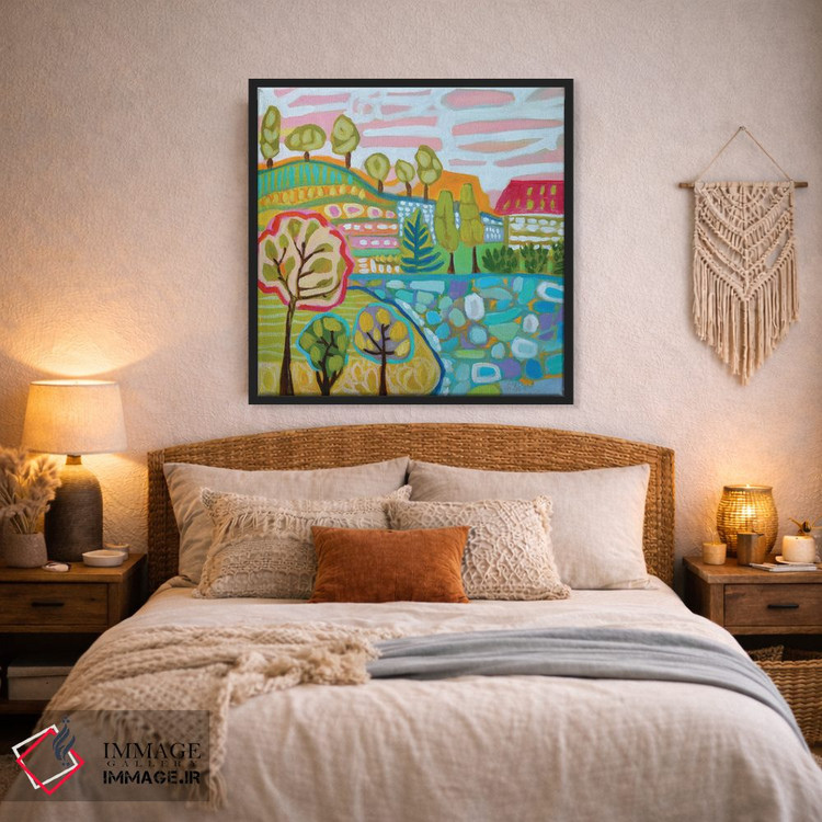تابلو دکوراتیو مزرعه درخت اثر کارن فیلدز - D3B