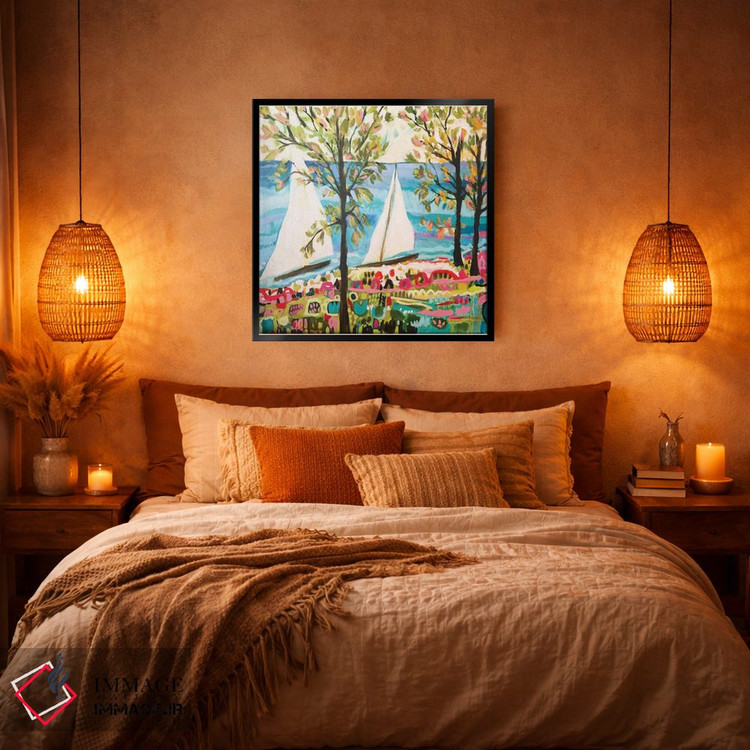 تابلو دکوراتیو خیال دریایی ۴ اثر کارن فیلدز - D6B