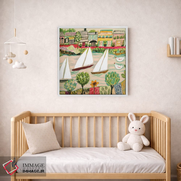 تابلو دکوراتیو بادبانی نرم ۱ اثر کارن فیلدز - D1W