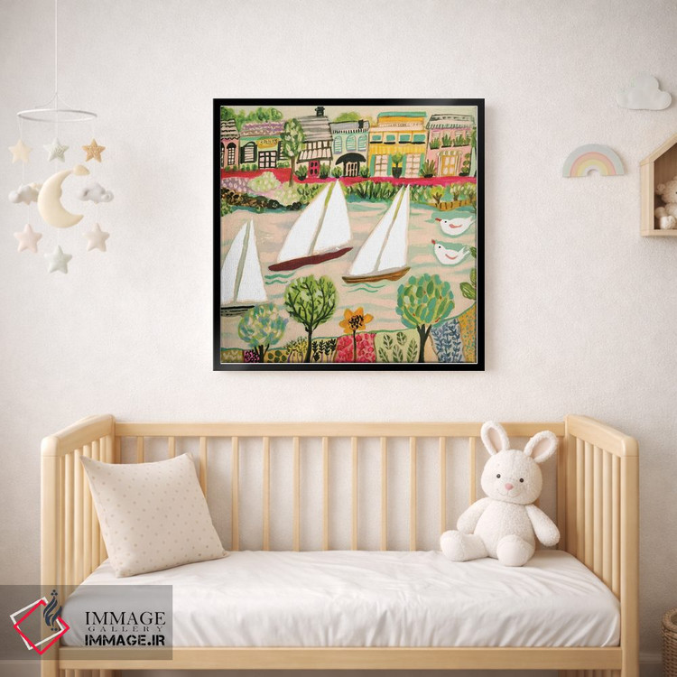 تابلو دکوراتیو بادبانی نرم ۱ اثر کارن فیلدز - D3B