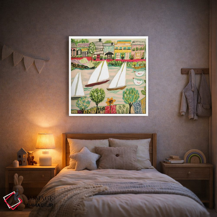 تابلو دکوراتیو بادبانی نرم ۱ اثر کارن فیلدز - D2W