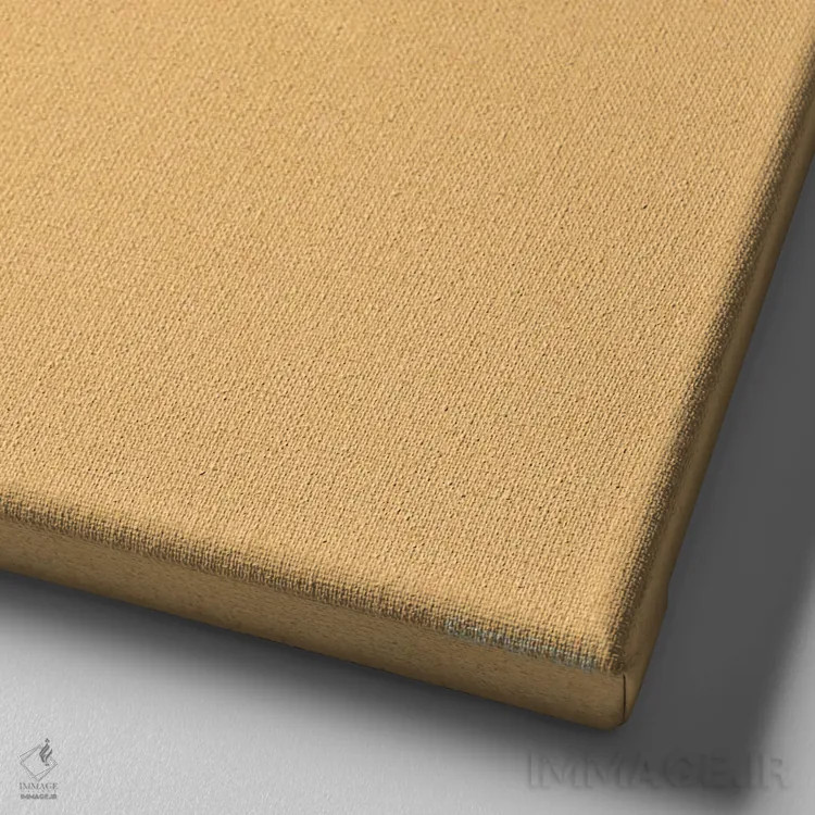 تابلو مینیمال در رنگ های زنده اثر کمو فرانک - نمای نزدیک بافت بوم