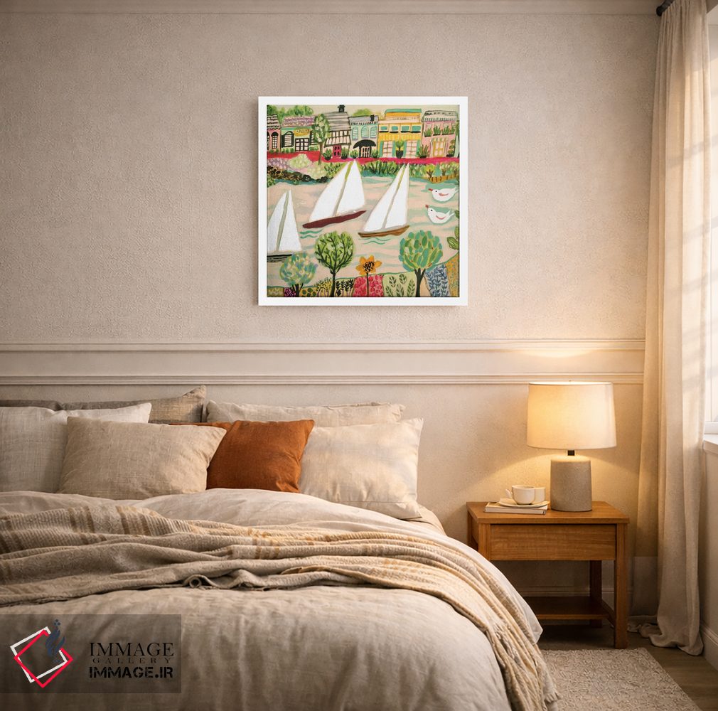 تابلو دکوراتیو بادبانی نرم ۱ اثر کارن فیلدز - D5W