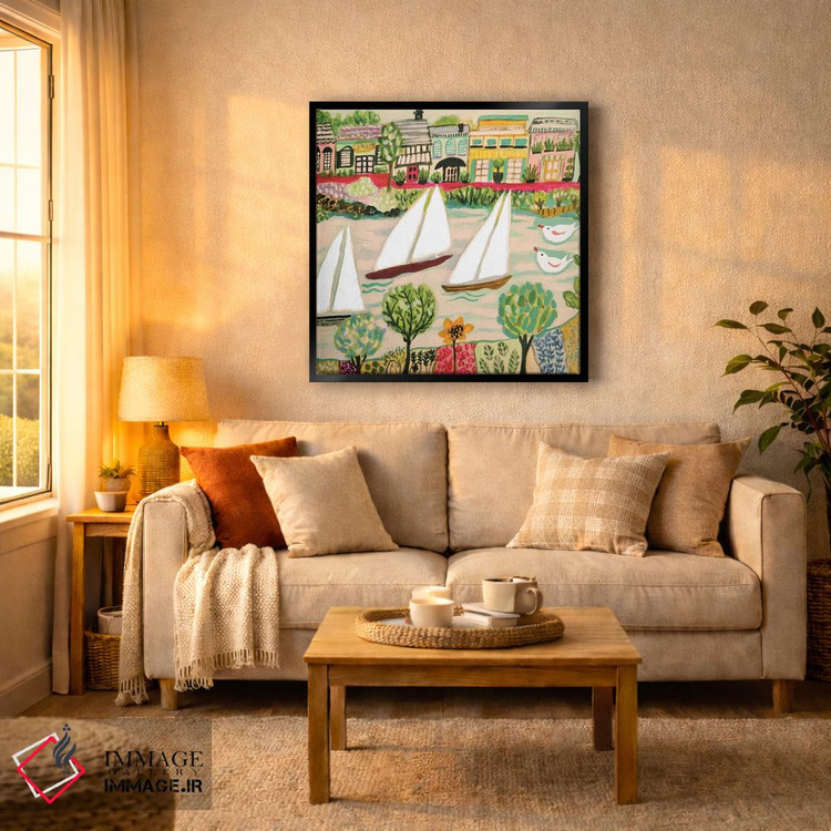 تابلو دکوراتیو بادبانی نرم ۱ اثر کارن فیلدز - D6B