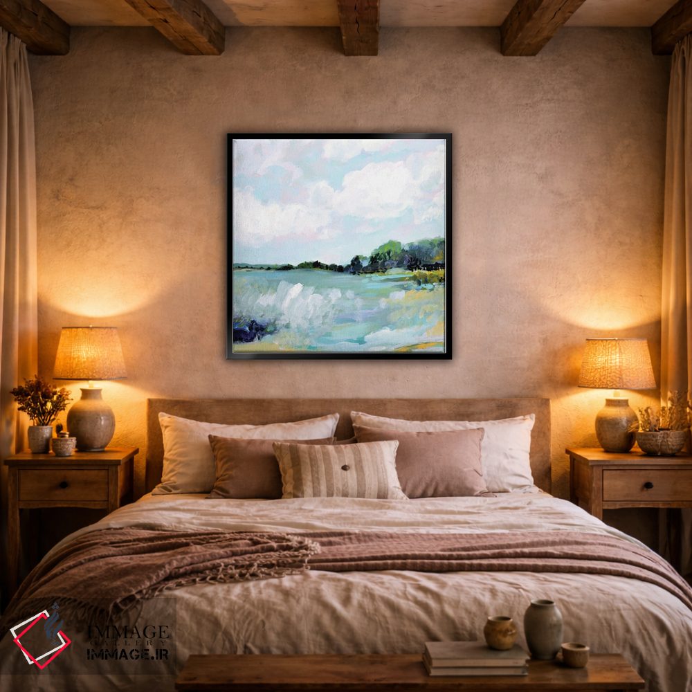 تابلو انتزاعی منظره موج ۱ اثر کارن فیلدز - D4B