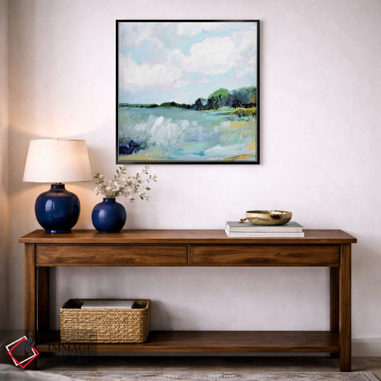 تابلو انتزاعی منظره موج ۱ اثر کارن فیلدز - D3B