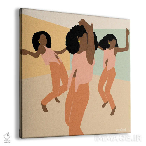 تابلو مینیمال جمعه مبارک اثر کمو فرانک - نمای پرسپکتیو محصول