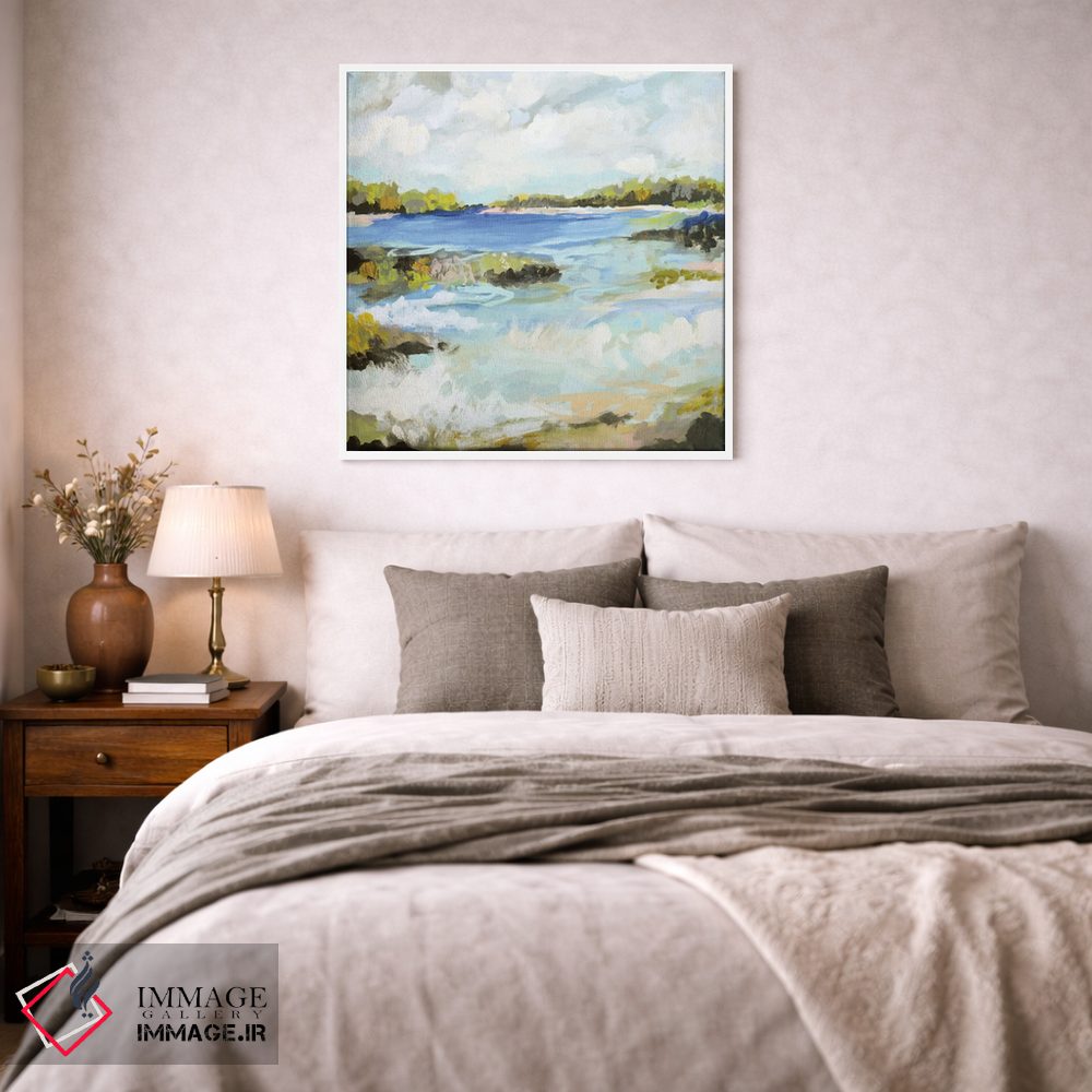 تابلو انتزاعی منظره موج ۲ اثر کارن فیلدز - D2W