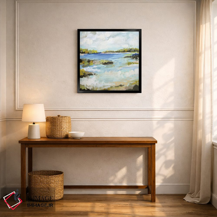 تابلو انتزاعی منظره موج ۲ اثر کارن فیلدز - D6B