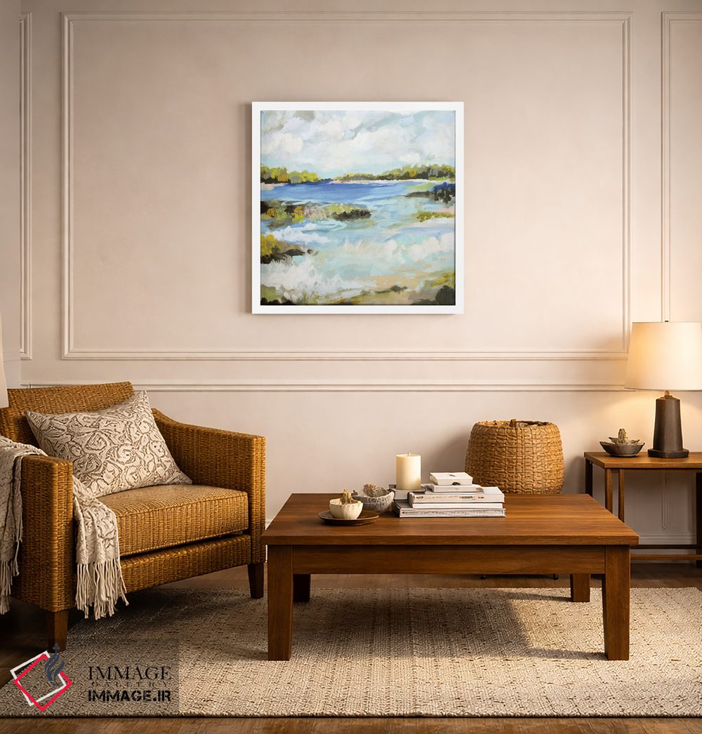 تابلو انتزاعی منظره موج ۲ اثر کارن فیلدز - D5W