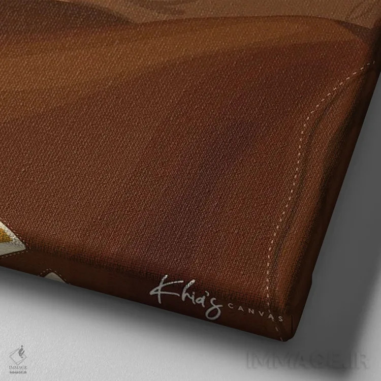 تابلو دکوراتیو برش تازه اثر خیا ای - نمای نزدیک بافت بوم