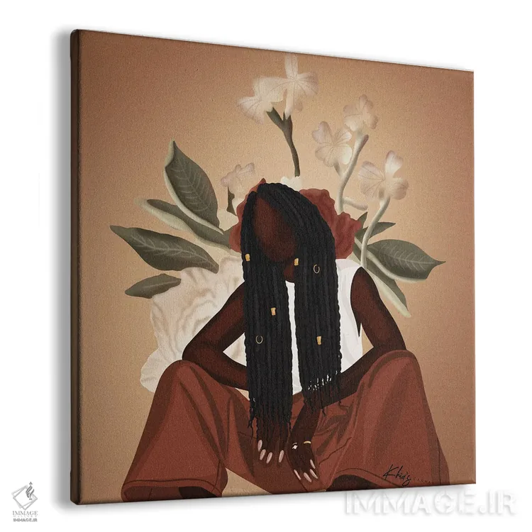 تابلو دکوراتیو روزهای خوب اثر خیا ای - نمای پرسپکتیو محصول