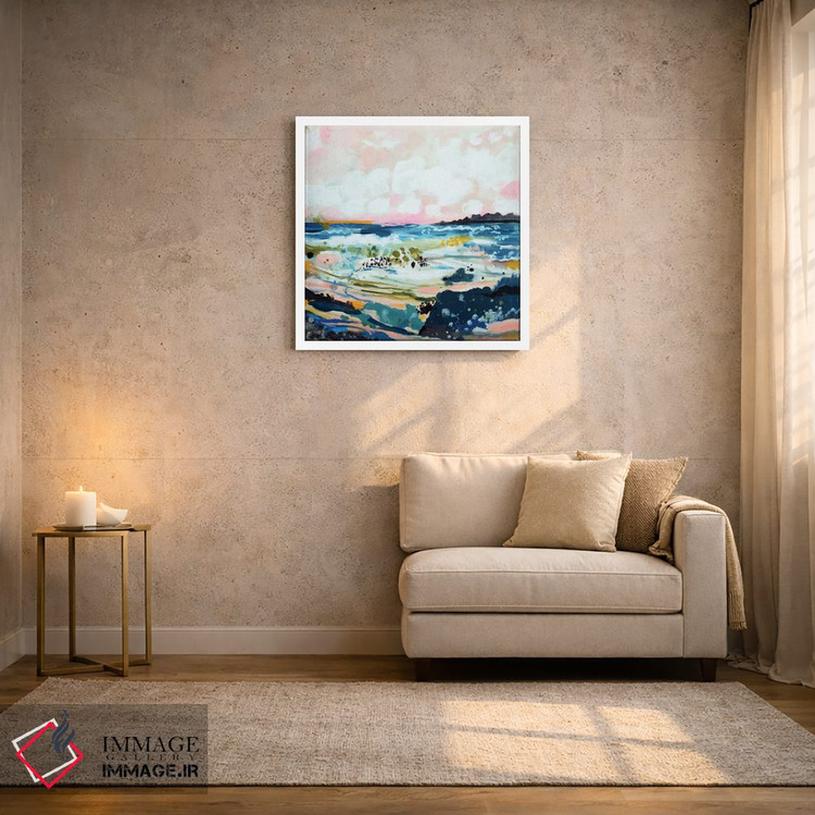 تابلو انتزاعی منظره موج ۴ اثر کارن فیلدز - D2W